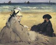 Edouard Manet At the Beach (mk40) Spain oil painting artist